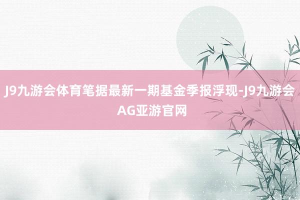 J9九游会体育笔据最新一期基金季报浮现-J9九游会 AG亚游官网