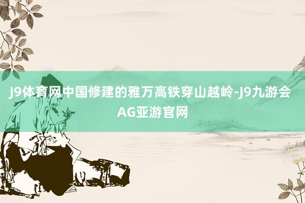 J9体育网中国修建的雅万高铁穿山越岭-J9九游会 AG亚游官网