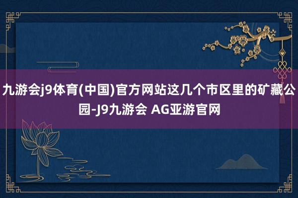 九游会j9体育(中国)官方网站这几个市区里的矿藏公园-J9九游会 AG亚游官网