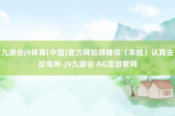 九游会j9体育(中国)官方网站绵糖探(羊姐)认真去拉电闸-J9九游会 AG亚游官网